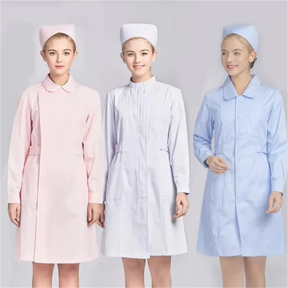 Medical Lab Coat - Nowy, oddychający, biały fartuch z czystej