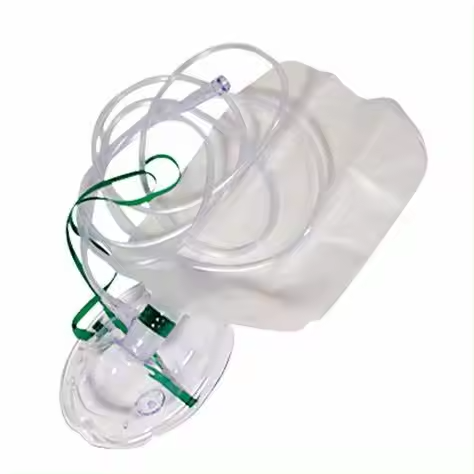 Oxygen Mask Non-Rebreather - Jednorazowa maska tlenowa dla dorosłych z