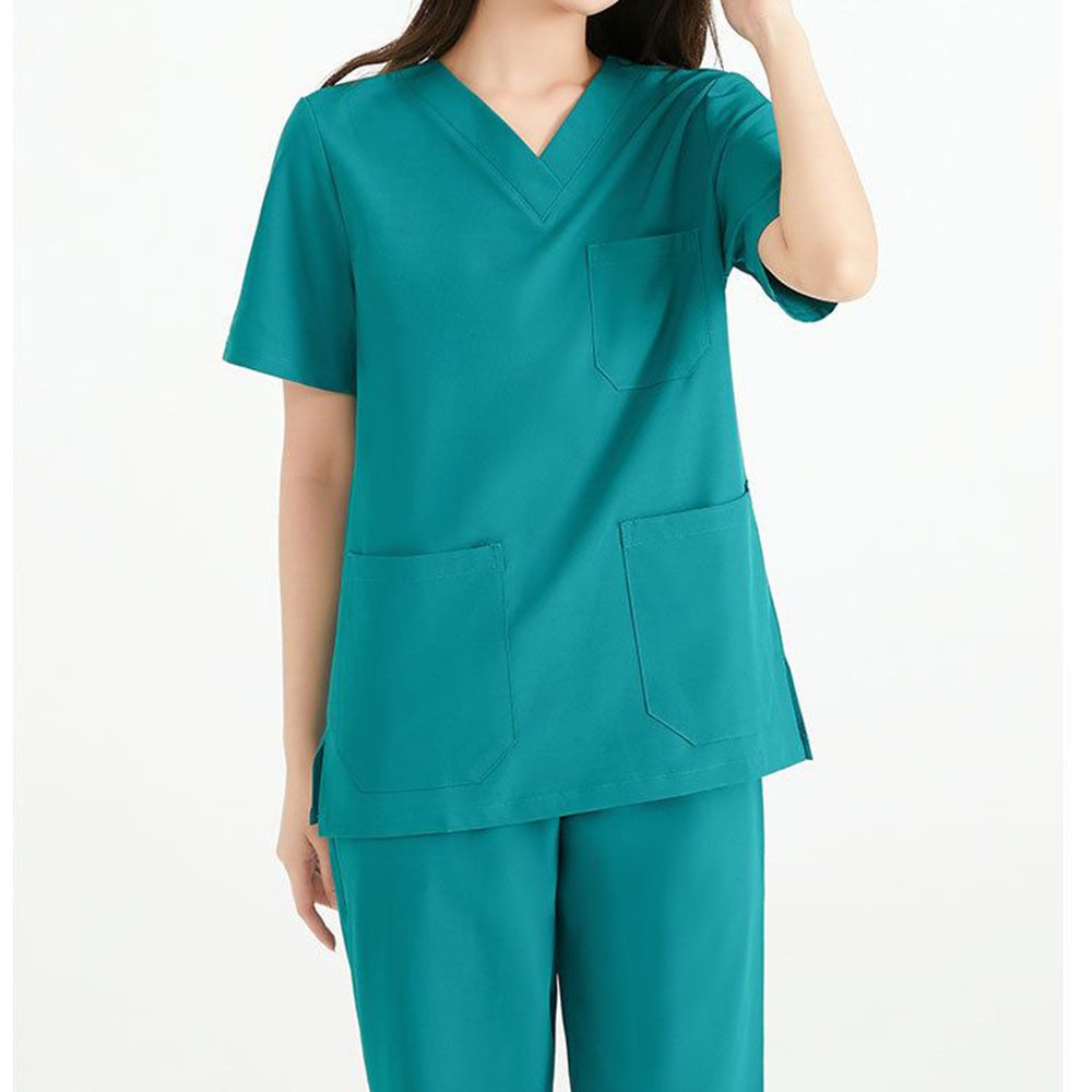 Medical Lab Coat - Pranie damskich, elastycznych bluzek z wyższej