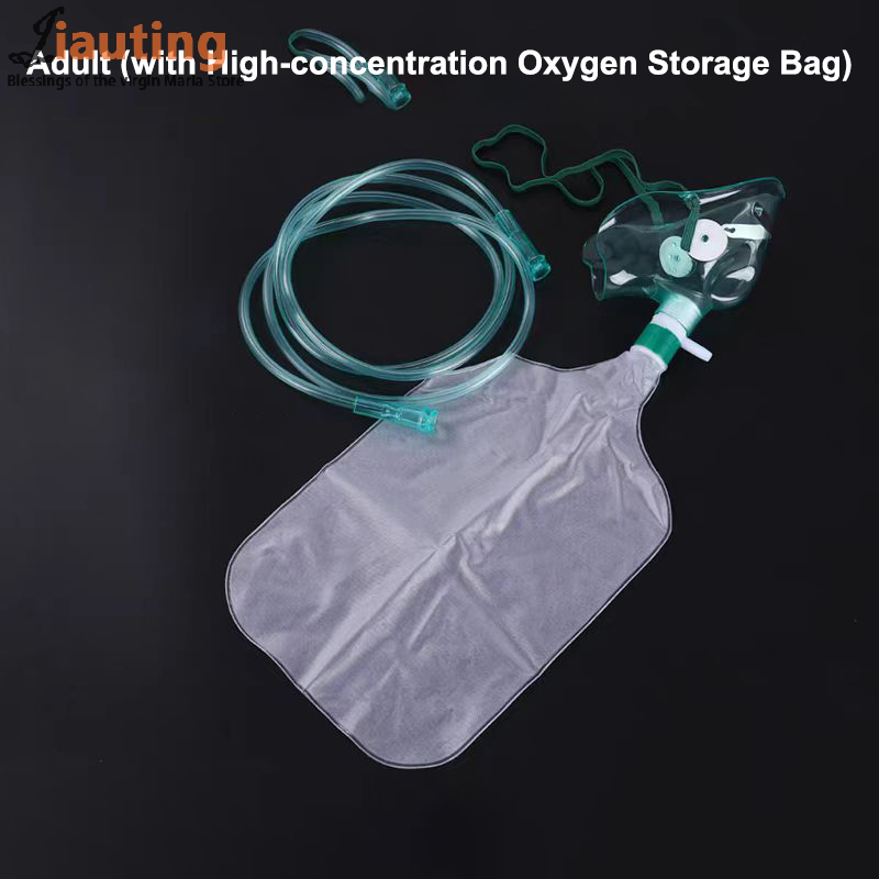 Oxygen Mask Non-Rebreather - 1 szt. Maska tlenowa dla dorosłych/dzieci