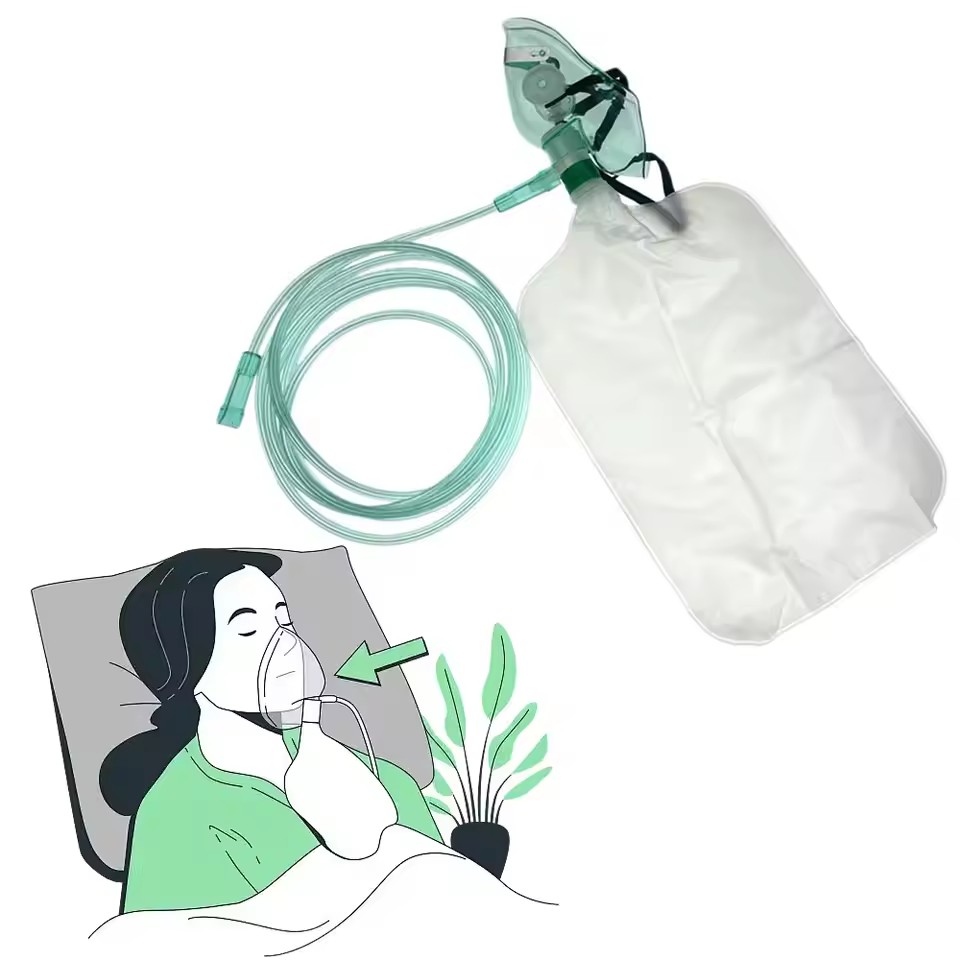 Jednorazowa maska tlenowa dla  – Oxygen Mask Non-Rebreather recenzja i cena