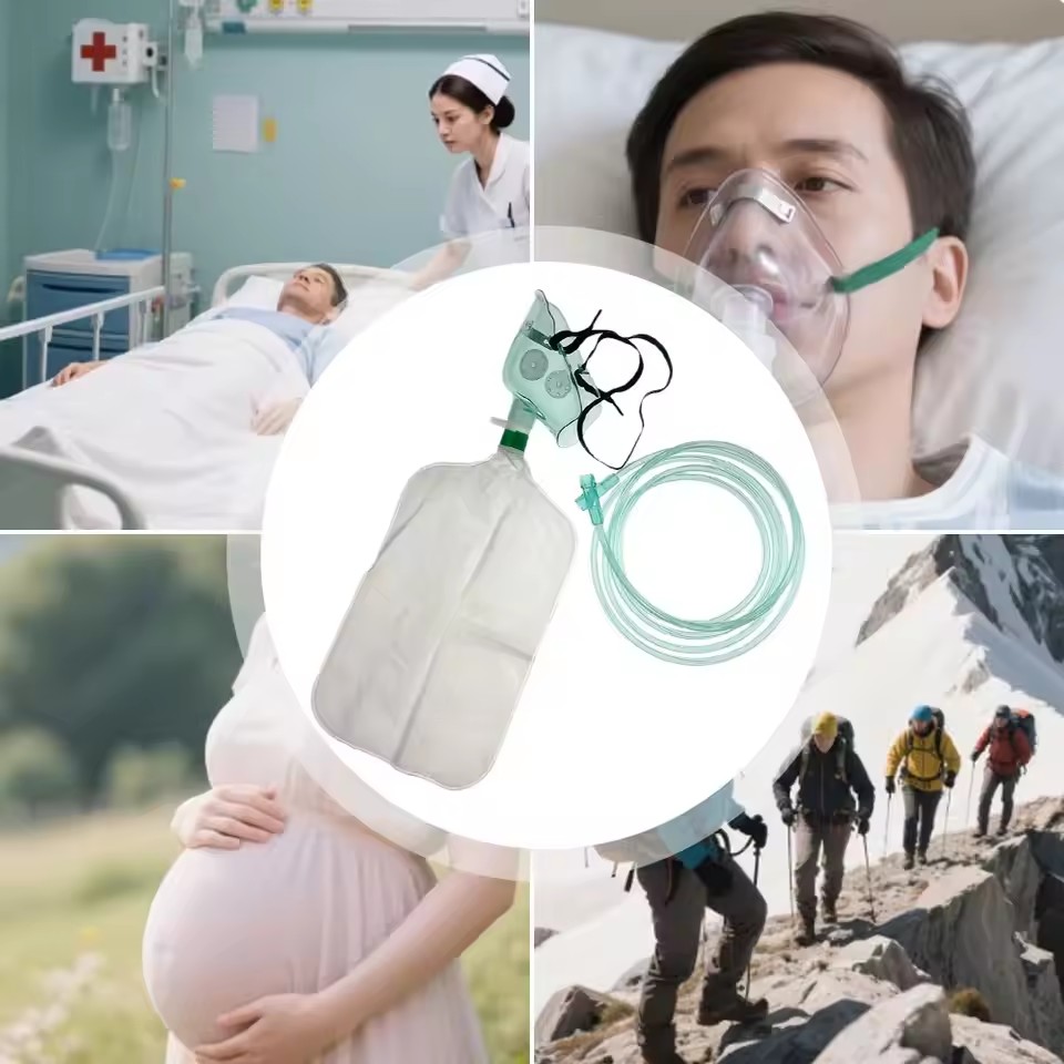 Jednorazowa maska tlenowa dla  – Oxygen Mask Non-Rebreather recenzja i cena