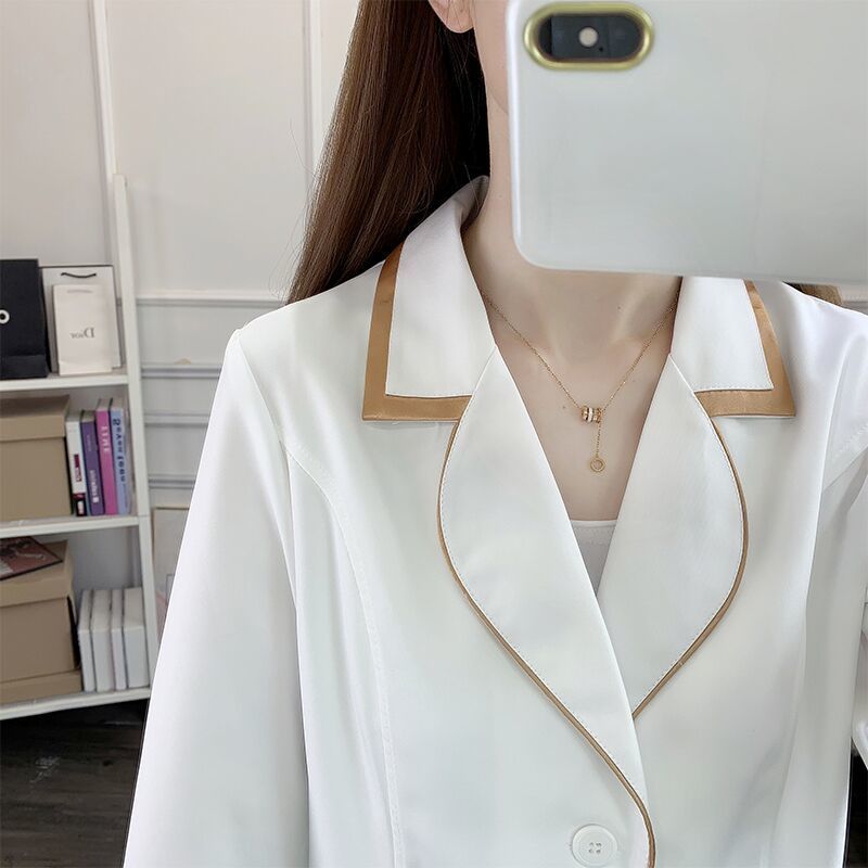 biała krótka kosmetyczka mundu – Medical Lab Coat recenzja i cena