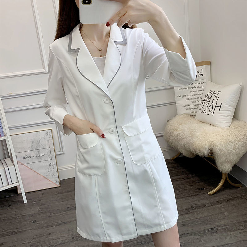 biała krótka kosmetyczka mundu – Medical Lab Coat recenzja i cena