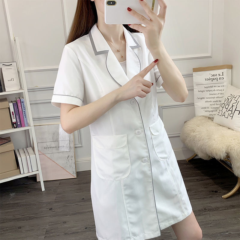 biała krótka kosmetyczka mundu – Medical Lab Coat recenzja i cena