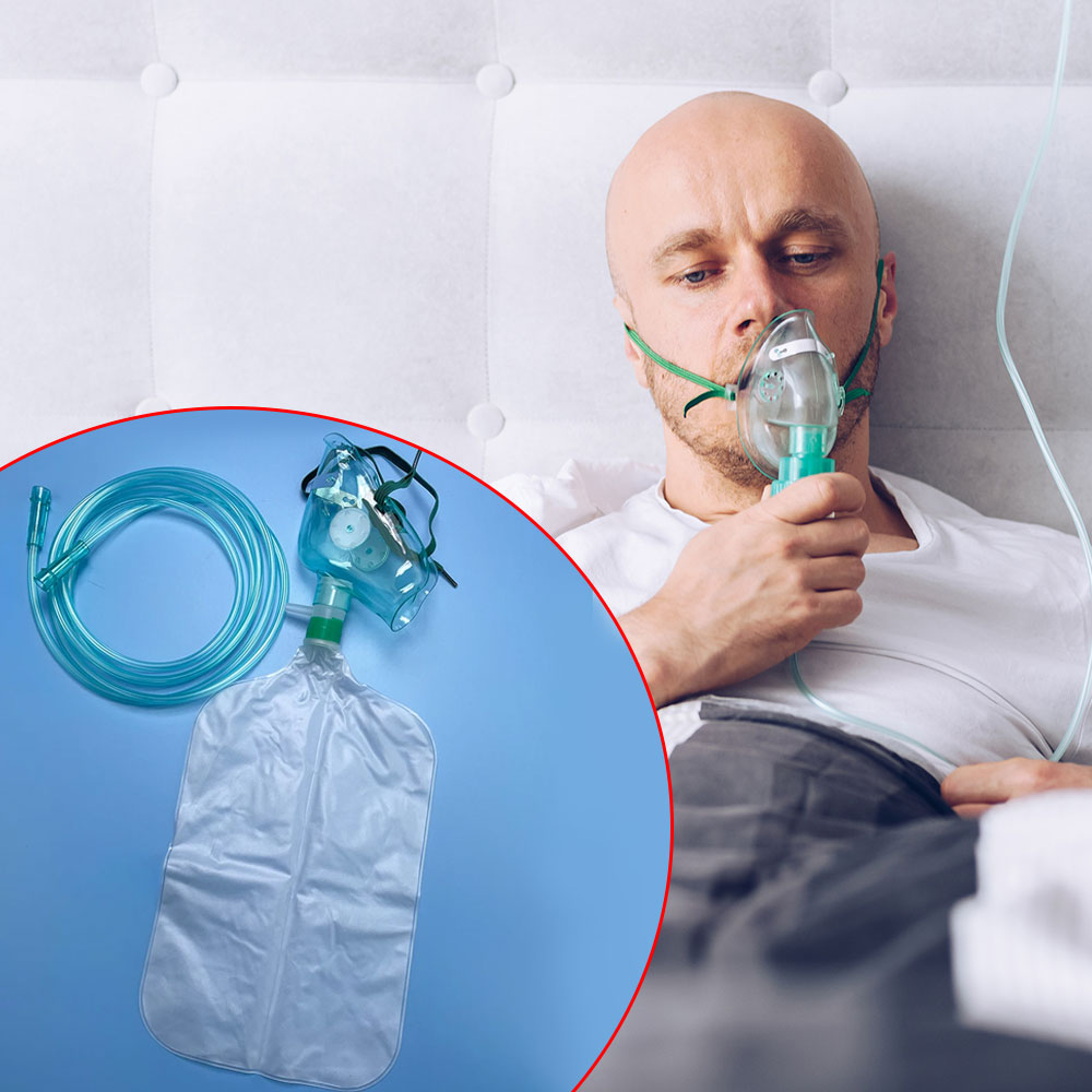 1 szt. Maska tlenowa dla doros – Oxygen Mask Non-Rebreather recenzja i cena