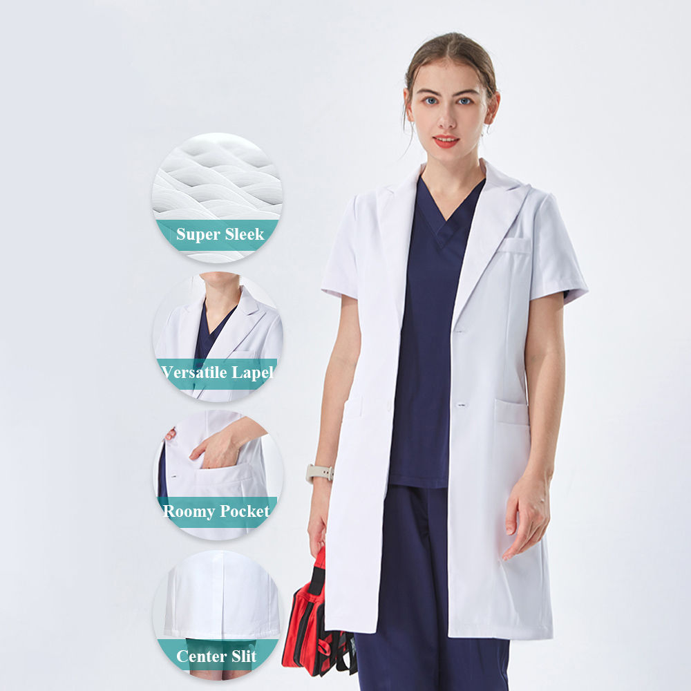 Dobrze dopasowany biały fartuc – Medical Lab Coat recenzja i cena
