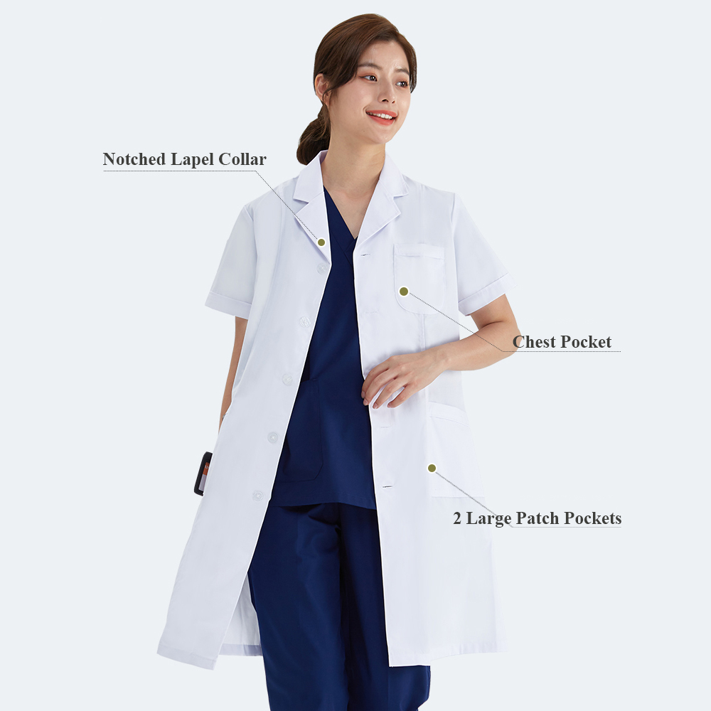 Unisex biały płaszcz fartuch l – Medical Lab Coat recenzja i cena